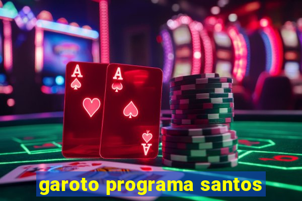 garoto programa santos